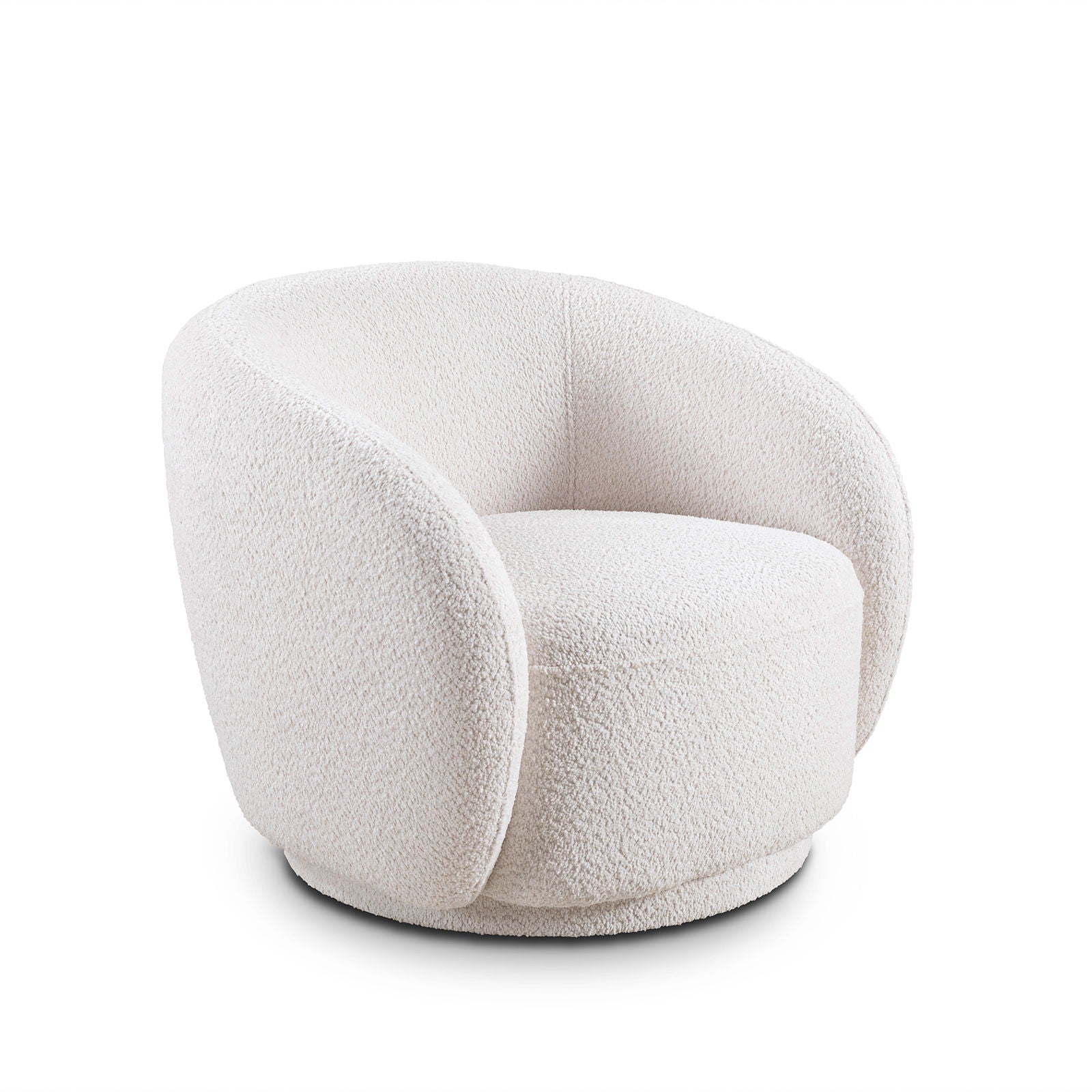 360° Swivel Upholstered Barrel Accent Chair