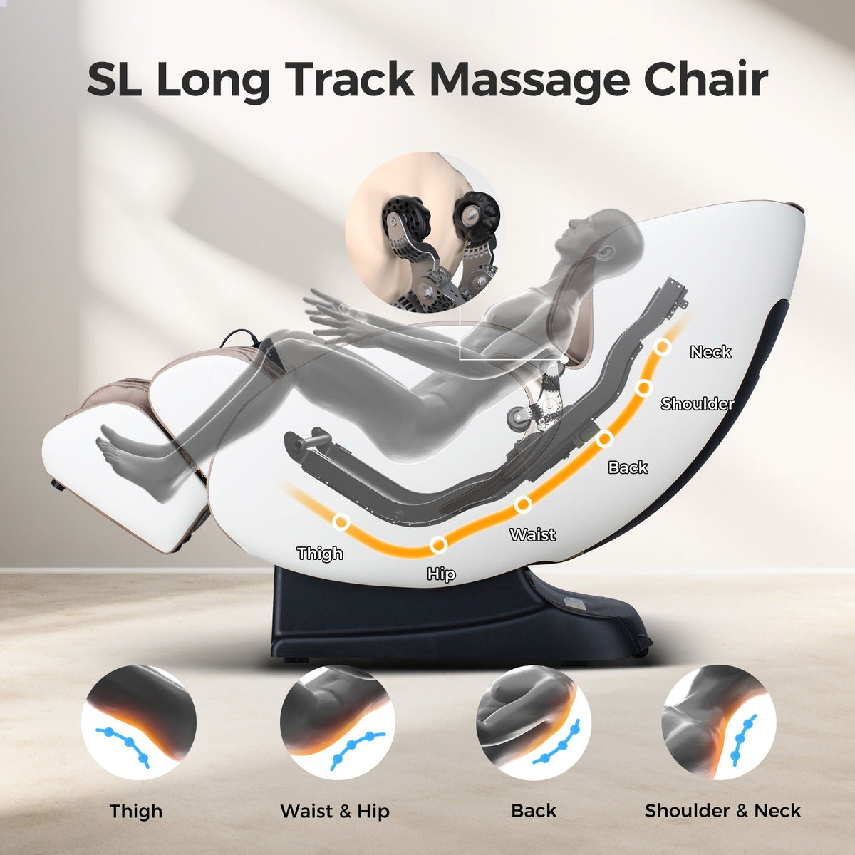 Bosscare 3D Zero Gravity Massage Chair with App Control