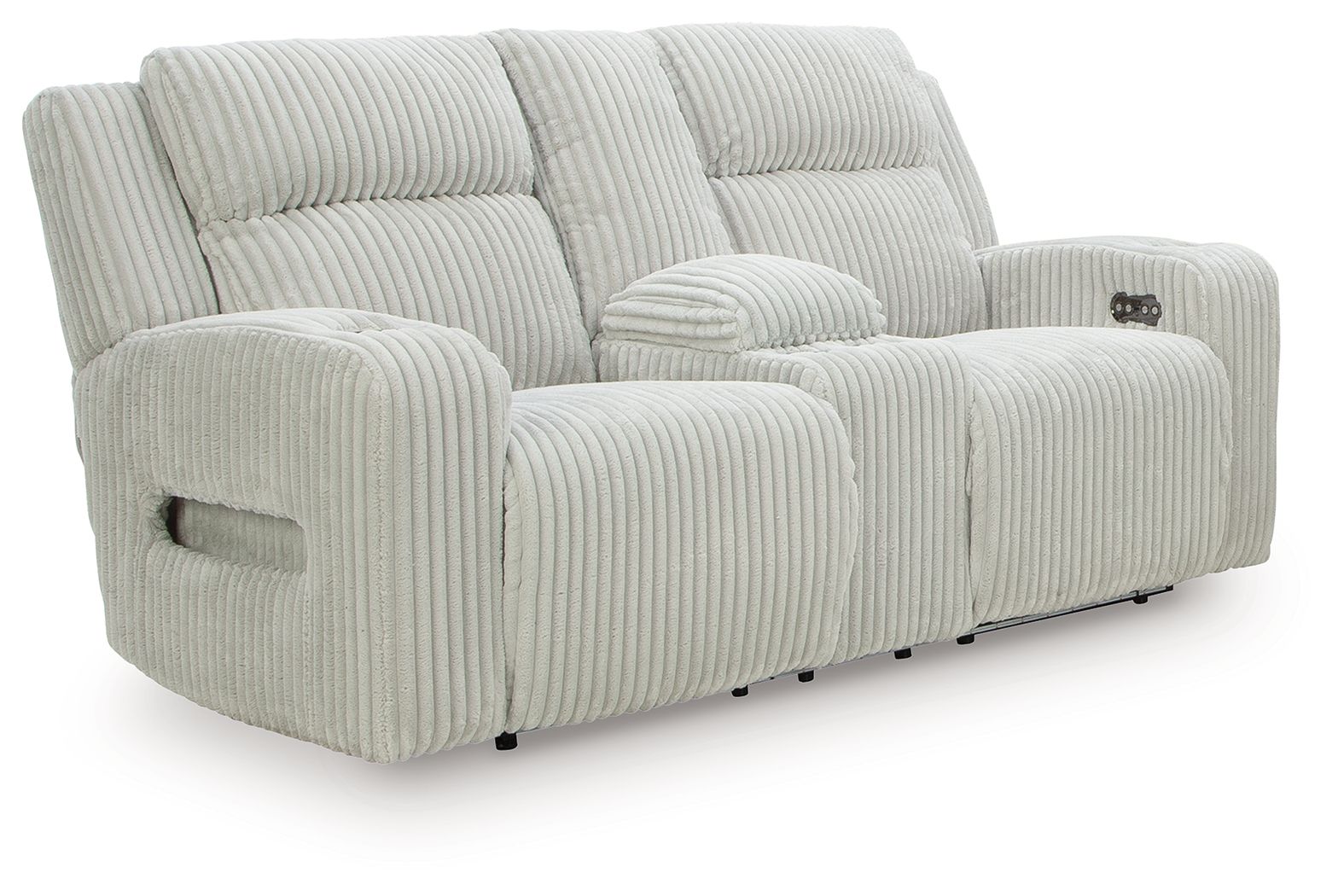 Forest Lake - Power Reclining Loveseat With Console / Adjustable Headrest