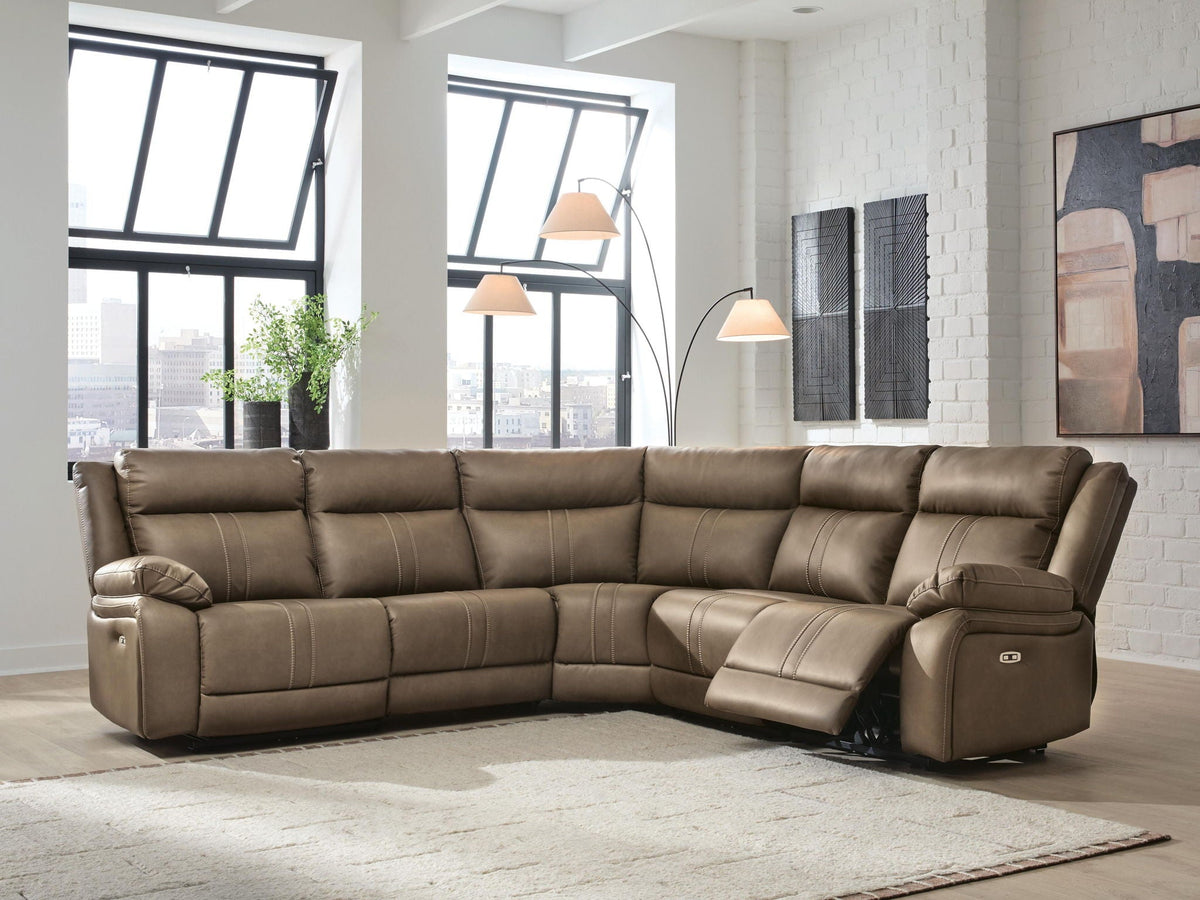 Max-Momentum Power Reclining Sectional – Biscotti