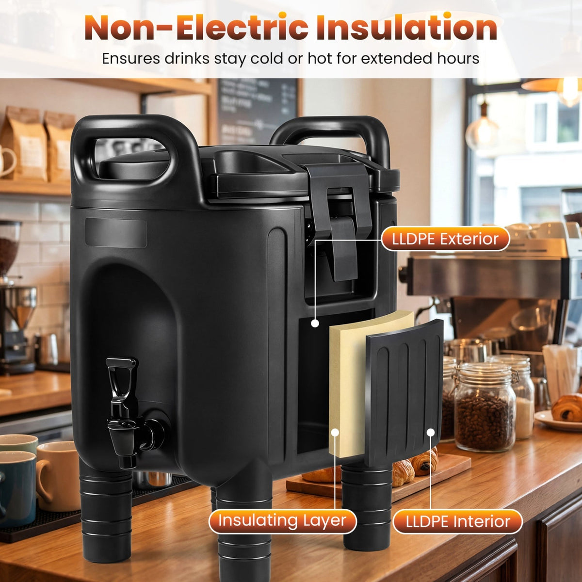 2.6 Gallon Insulated Beverage Dispenser