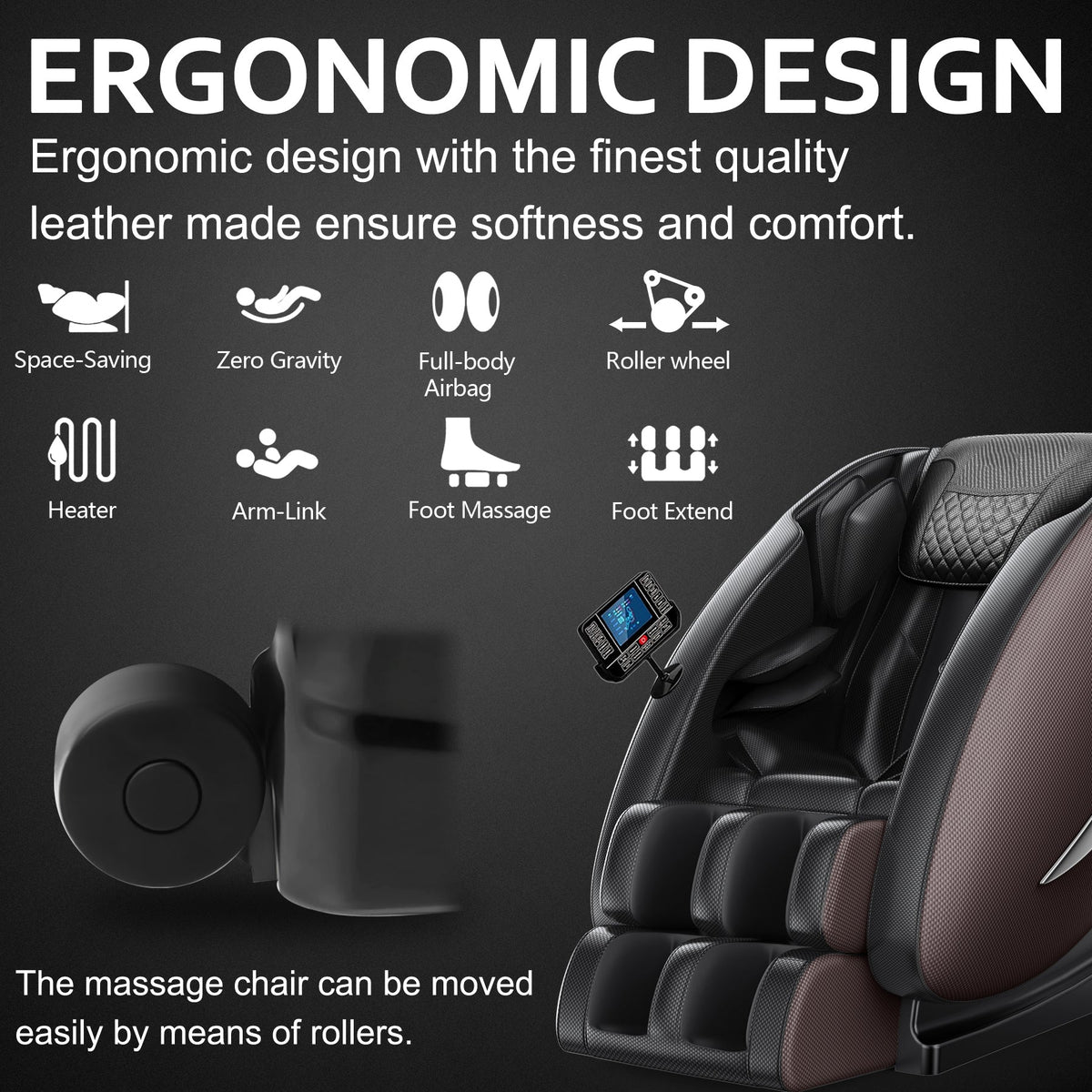 Zero Gravity Massage Chair Recliner with Air Pressure System