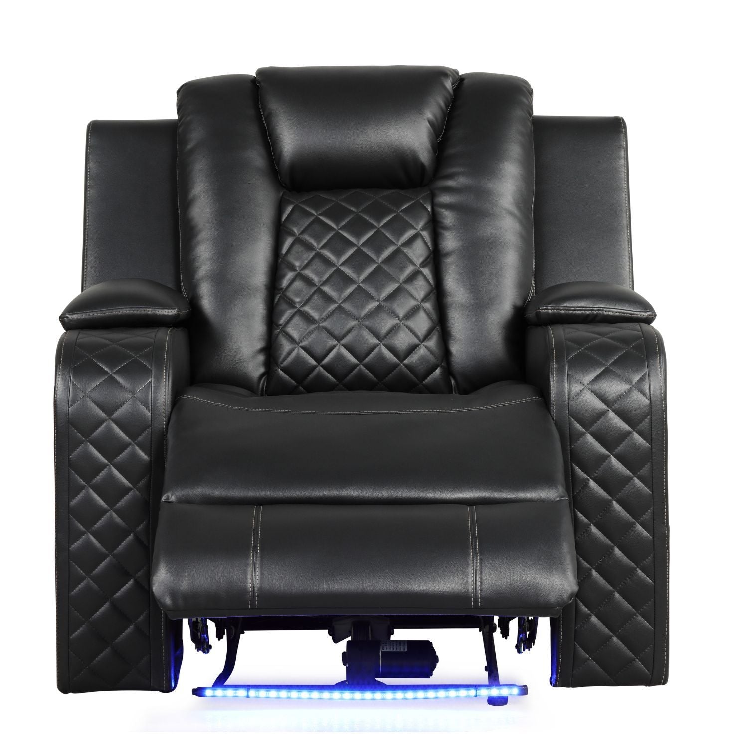 Benz Power Recliner Chair with LED Lighting & USB Charging