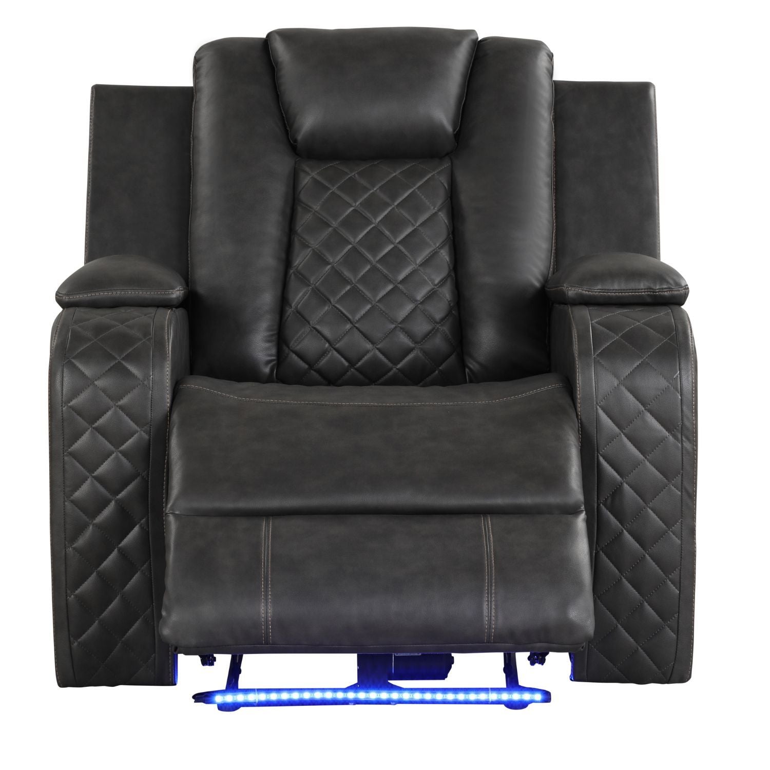 Benz Power Recliner Chair with LED Lighting & USB Charging