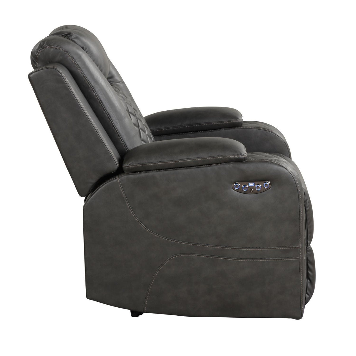 Benz Power Recliner Chair with LED Lighting & USB Charging