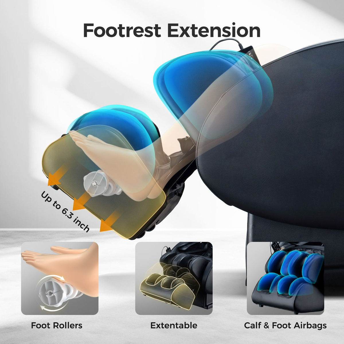 Bosscare 3D Zero Gravity Massage Chair with App Control