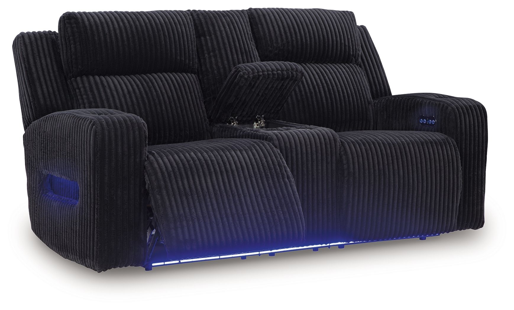 Forest Lake - Power Reclining Loveseat With Console / Adjustable Headrest