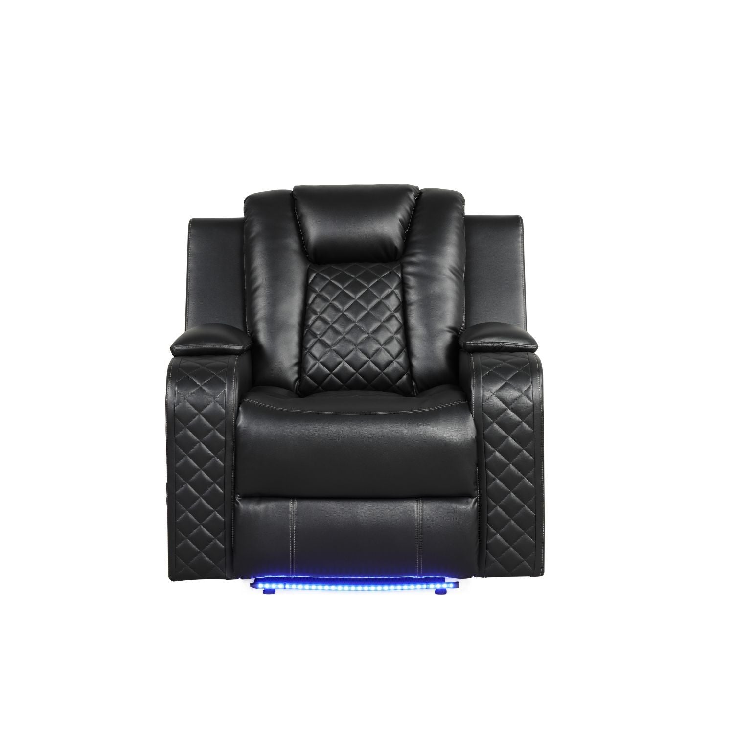 Benz Power Recliner Chair with LED Lighting & USB Charging