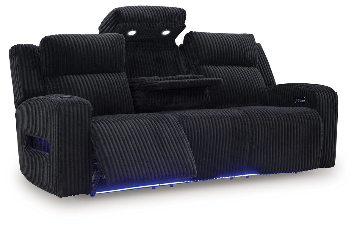 Forest Lake - Power Reclining Sofa With Adjustable Headrest