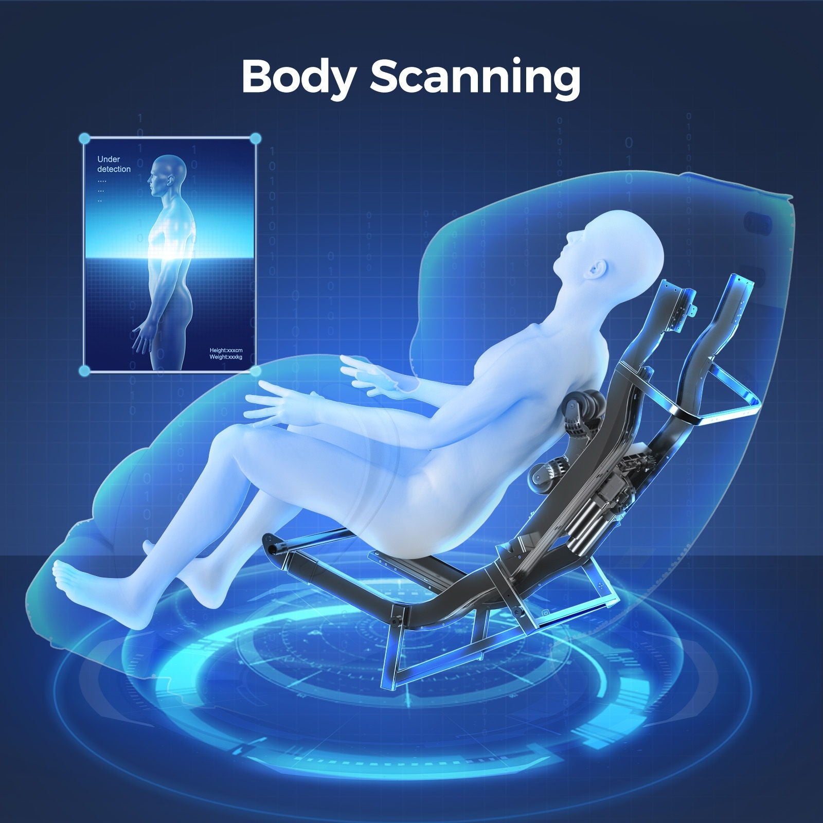 Bosscare 3D Zero Gravity Massage Chair with App Control