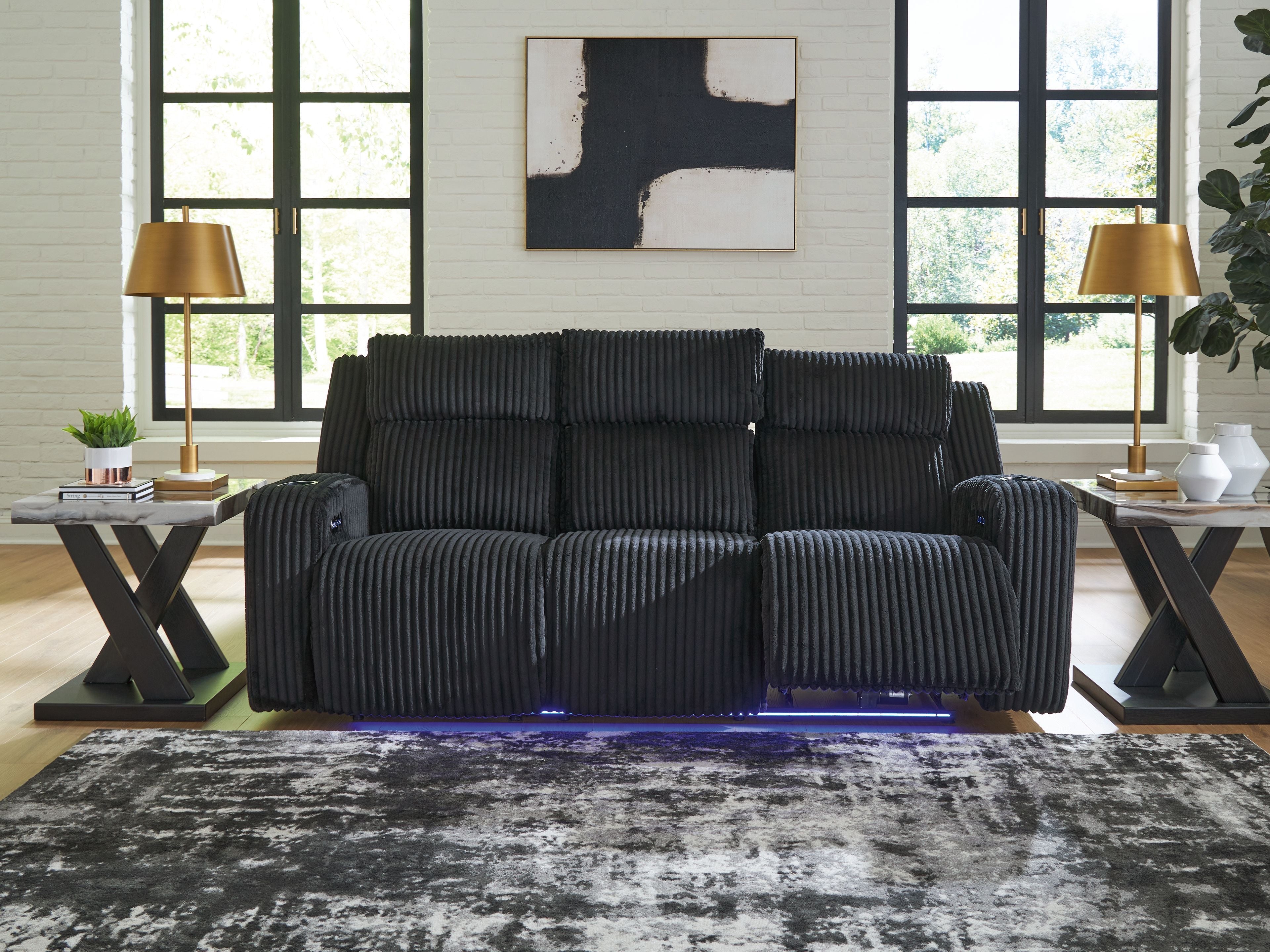 Forest Lake - Power Reclining Sofa With Adjustable Headrest