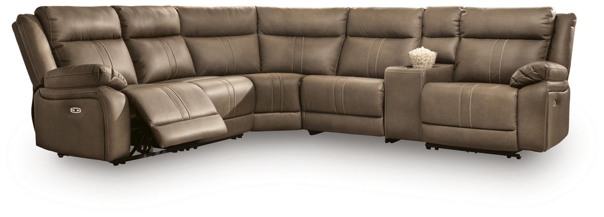 Max-Momentum Power Reclining Sectional – Biscotti