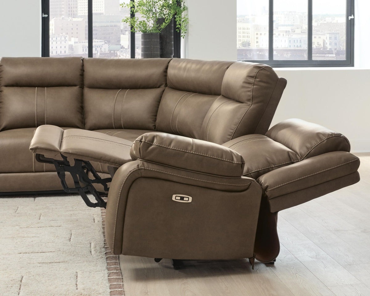 Max-Momentum Power Reclining Sectional – Biscotti