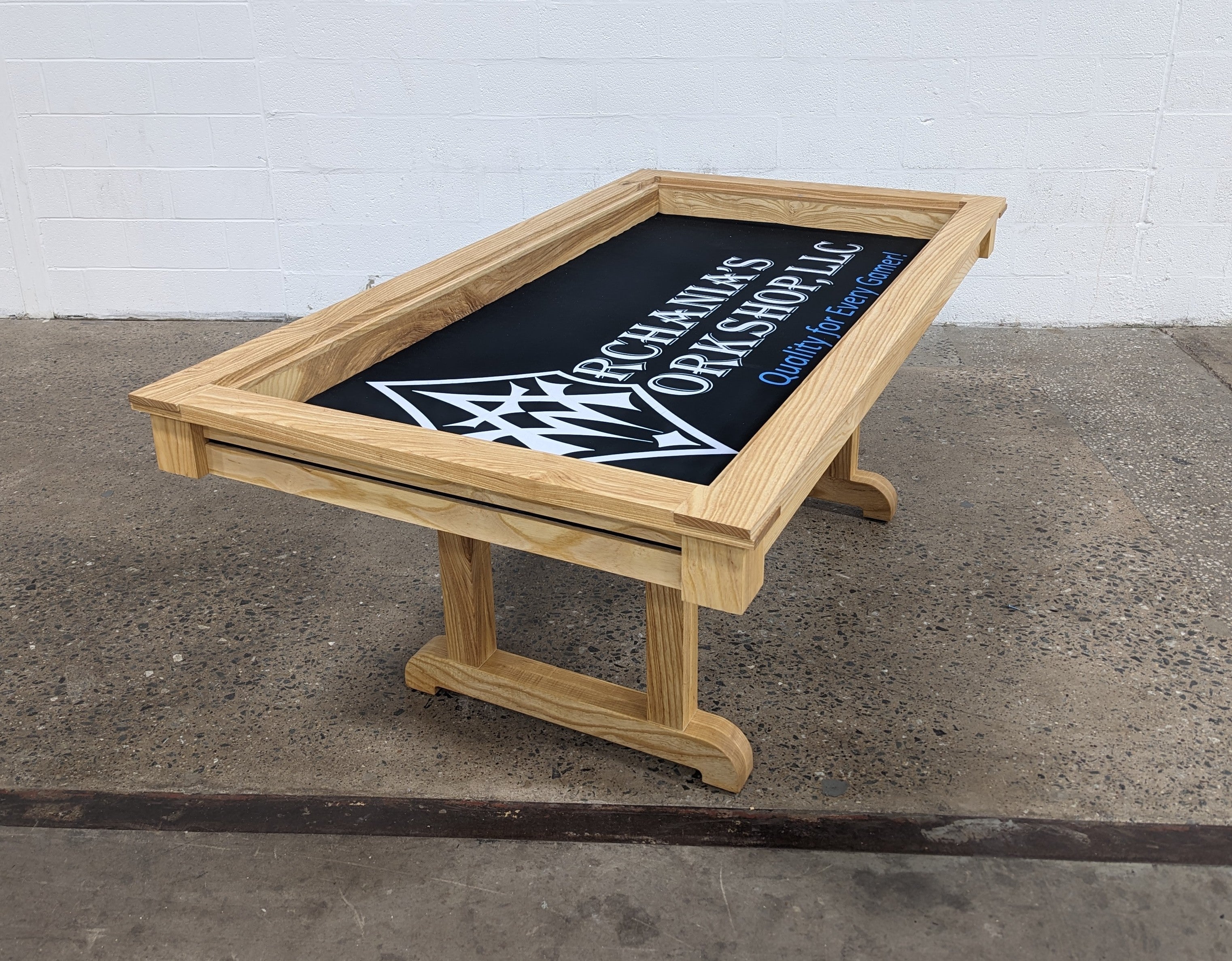 Solid Hardwood Gaming Table with 72" x 36" Play Area
