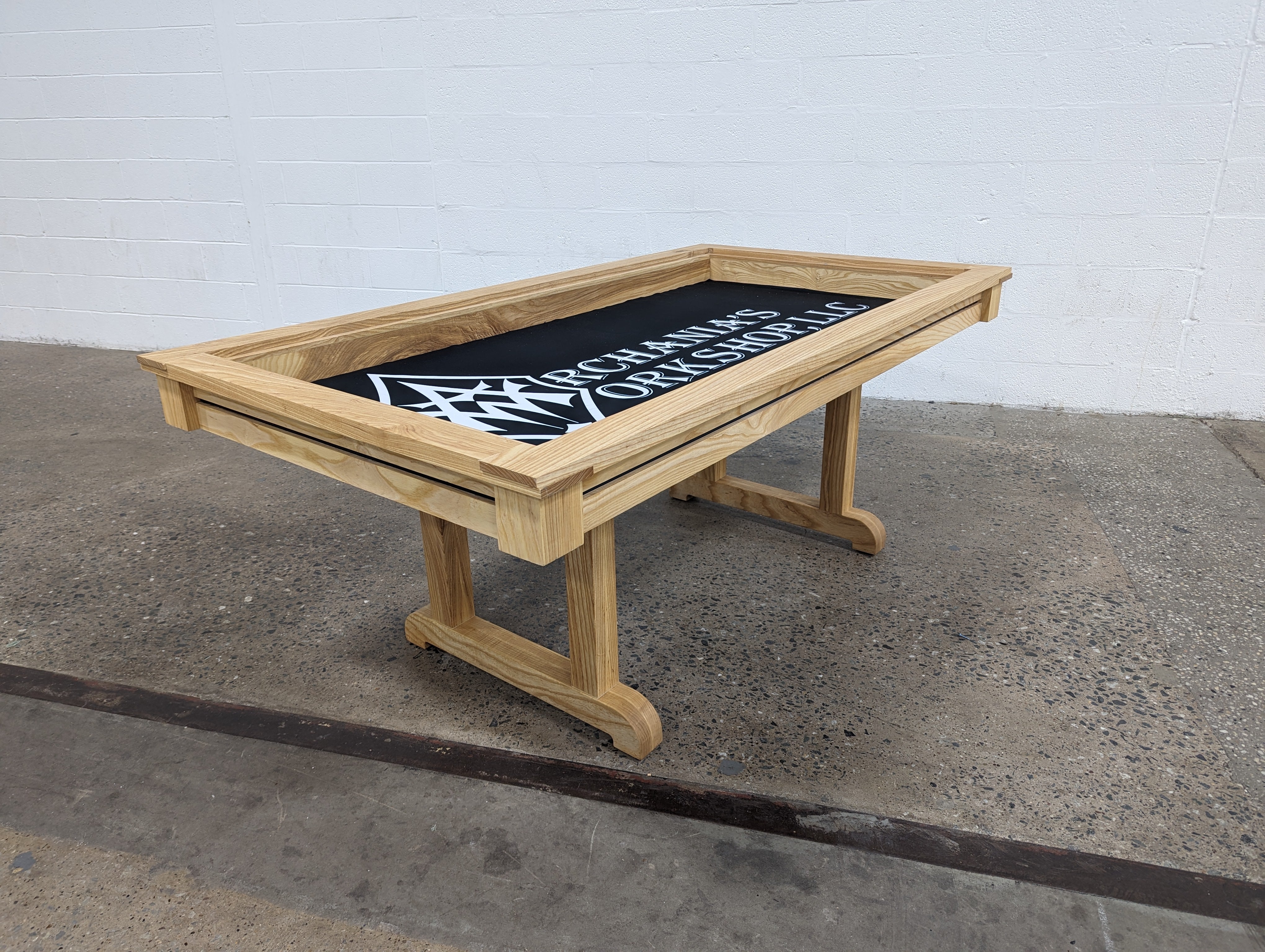 Solid Hardwood Gaming Table with 72" x 36" Play Area
