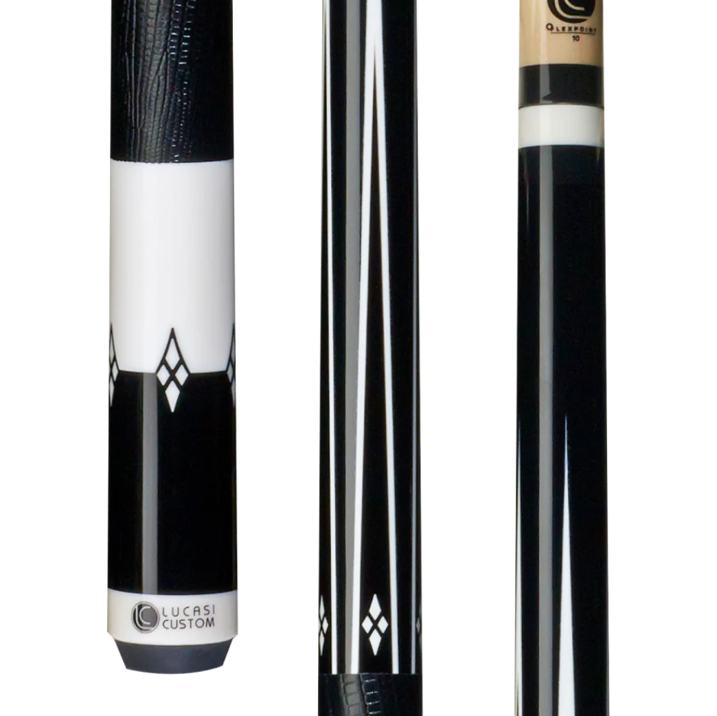 Lucasi Custom Mystic Black Low Deflection Pool Cue