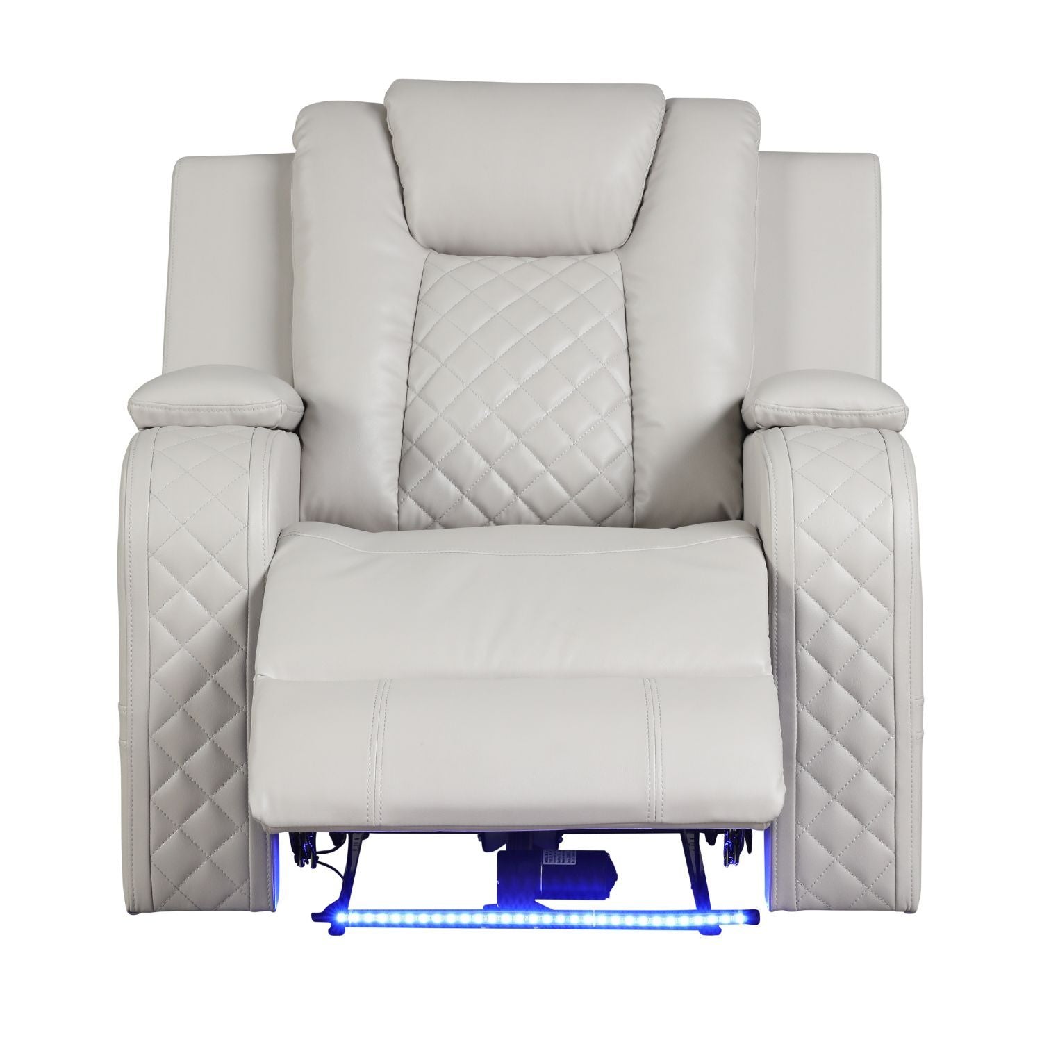 Benz Power Recliner Chair with LED Lighting & USB Charging