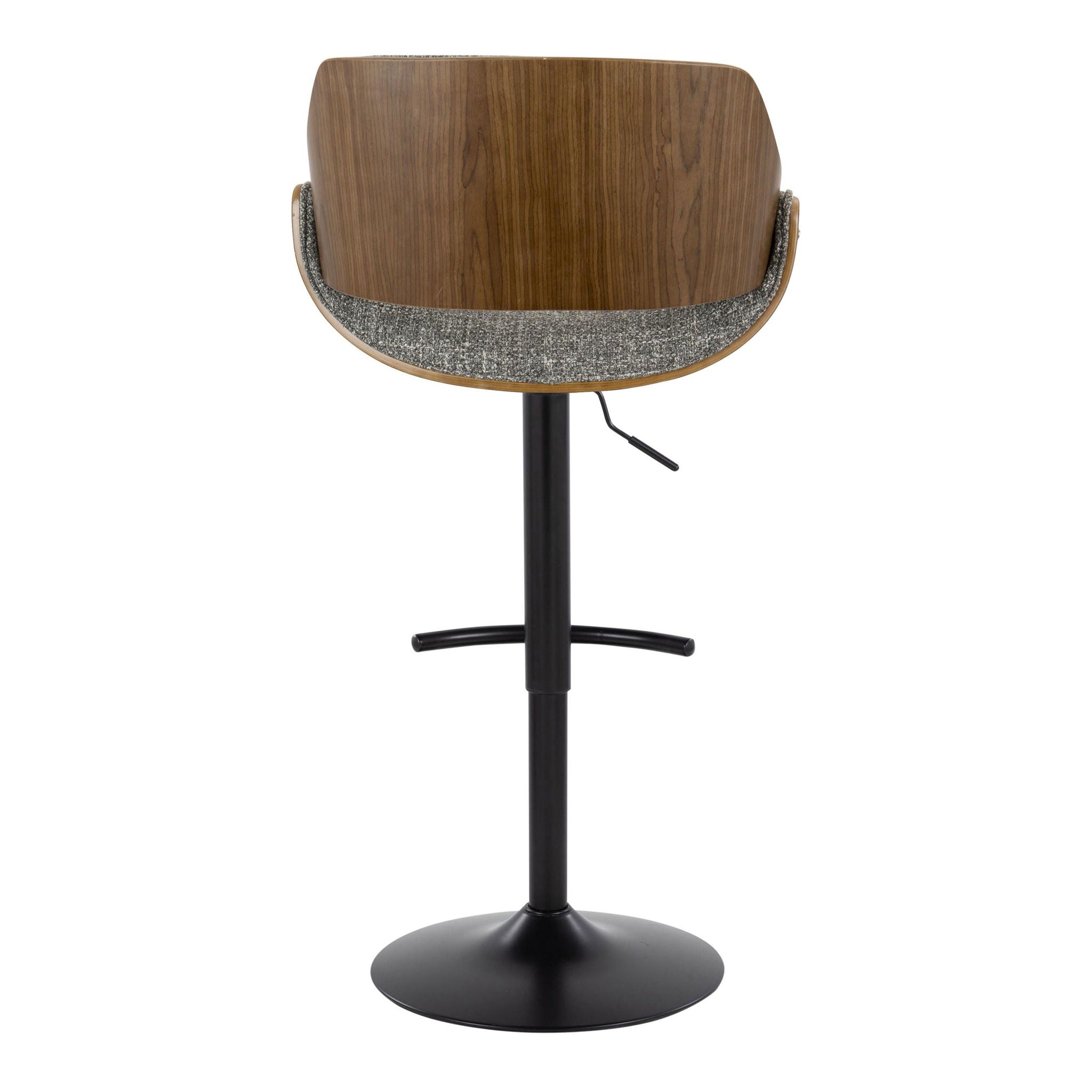 LumiSource Fabrizzi Adjustable Swivel Barstools – Set of 2
