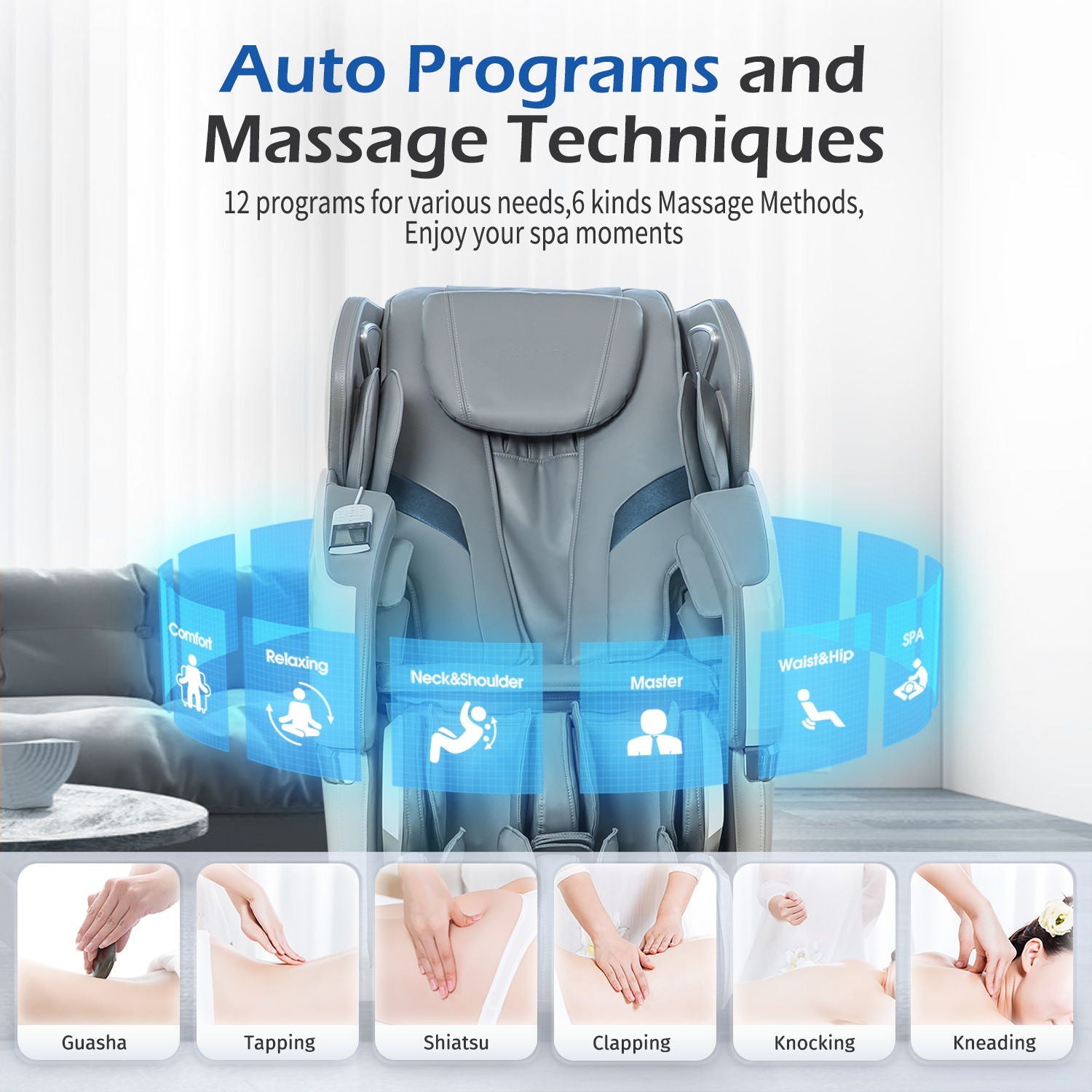 Bosscare GR8686 3D SL-Track Zero Gravity Massage Chair