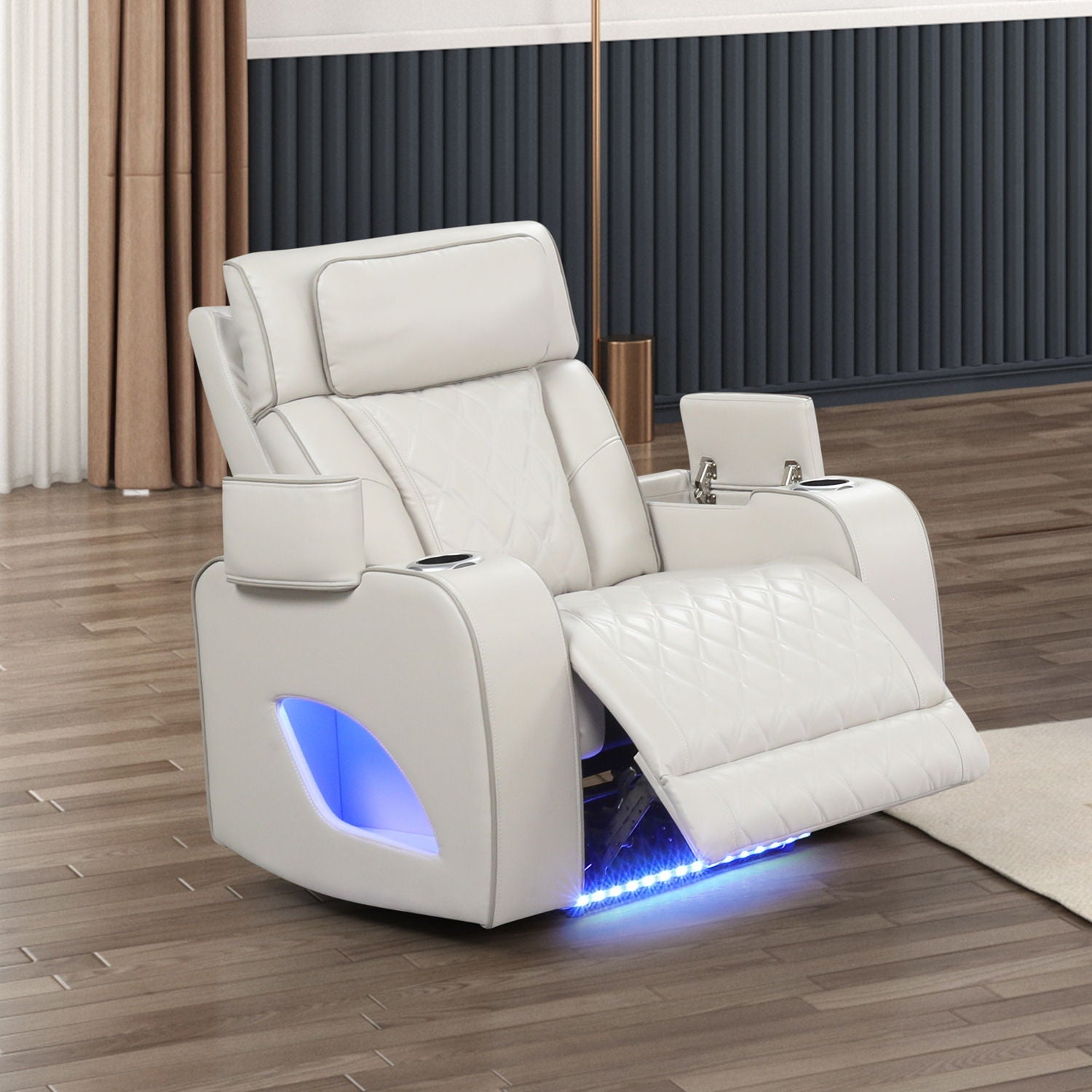 Fortuner Power Reclining Chair with Massage & LED Lighting