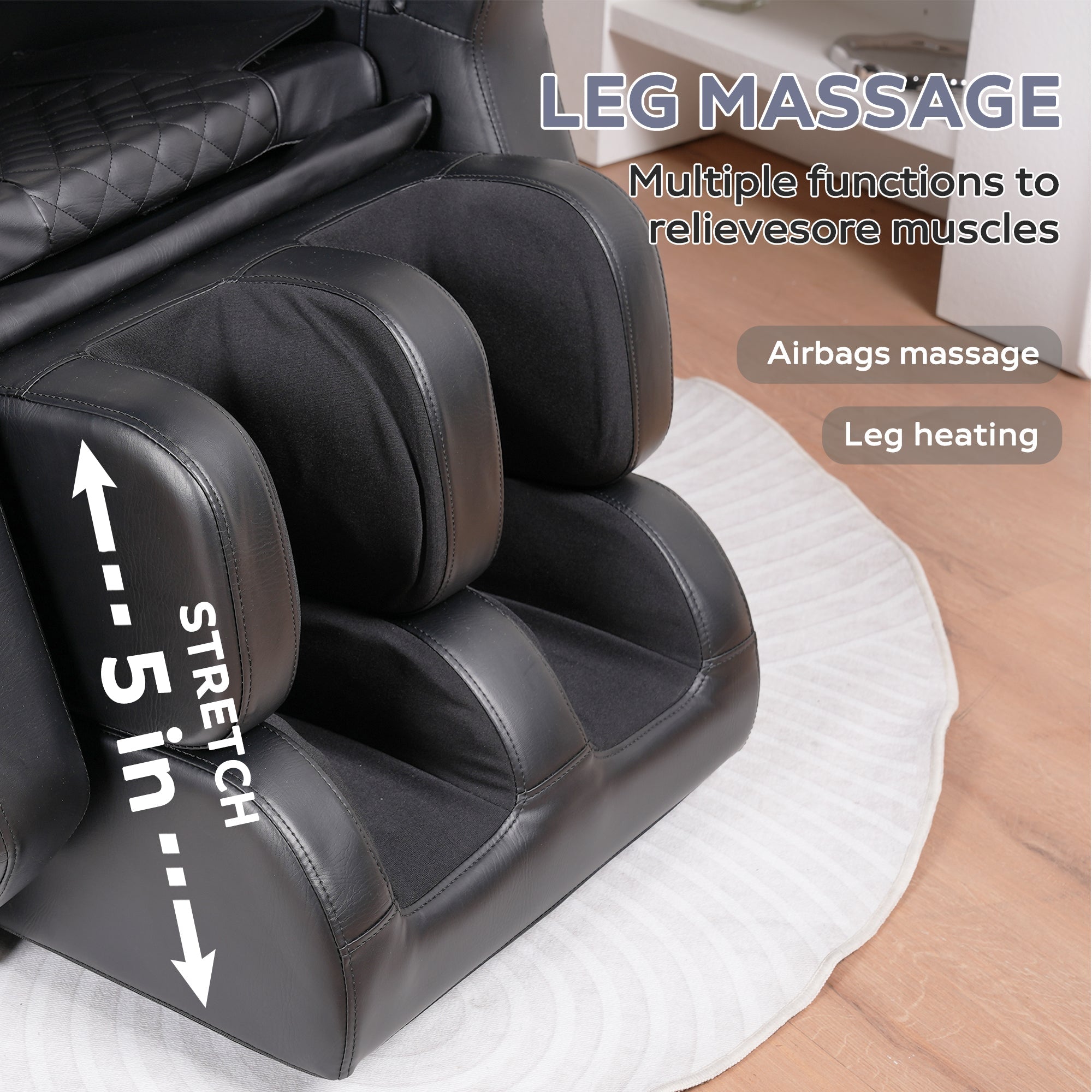 Zero Gravity Massage Chair Recliner with Air Pressure System