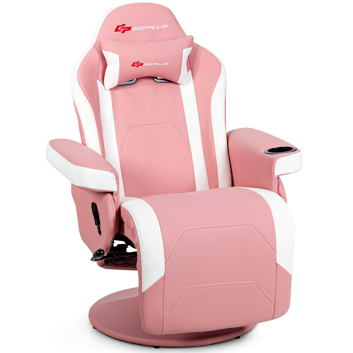 High Back Massage Gaming Chair with Footrest