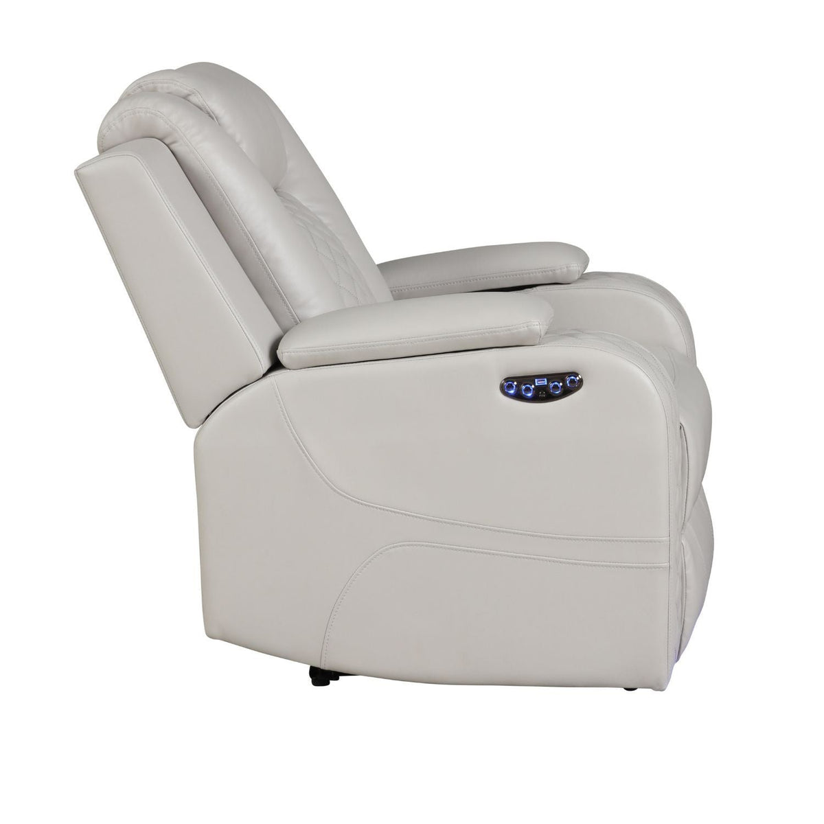 Benz Power Recliner Chair with LED Lighting & USB Charging
