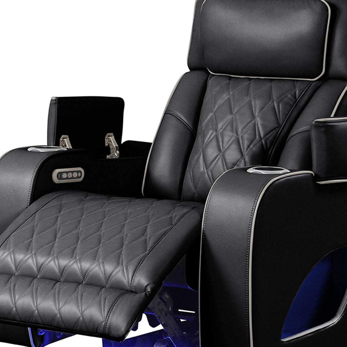 Fortuner Power Reclining Chair with Massage & LED Lighting