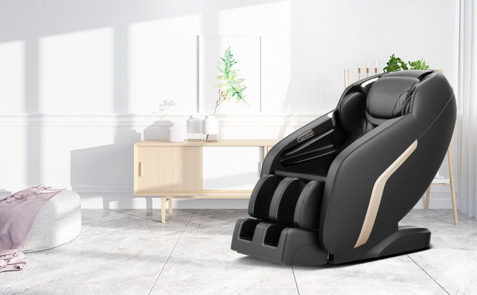 3D Zero Gravity SL-Track Massage Chair with Foot Rollers