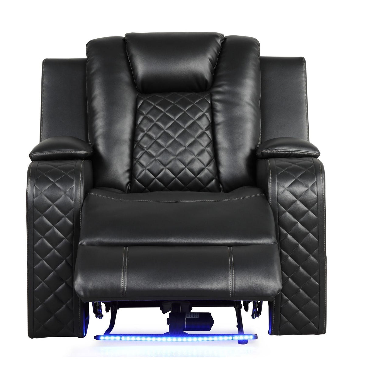 Benz Power Recliner Chair with LED Lighting & USB Charging