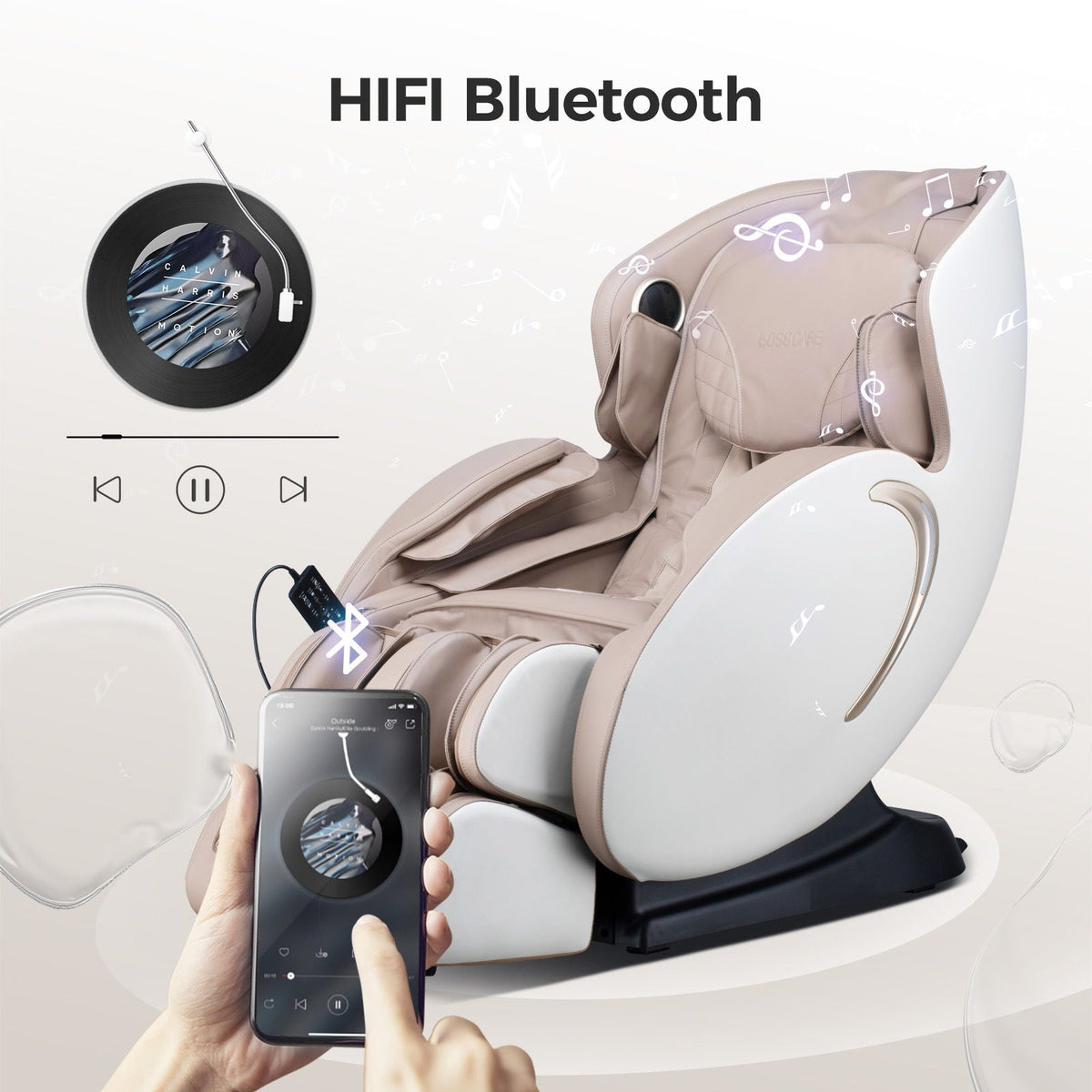 Bosscare 3D Zero Gravity Massage Chair with App Control