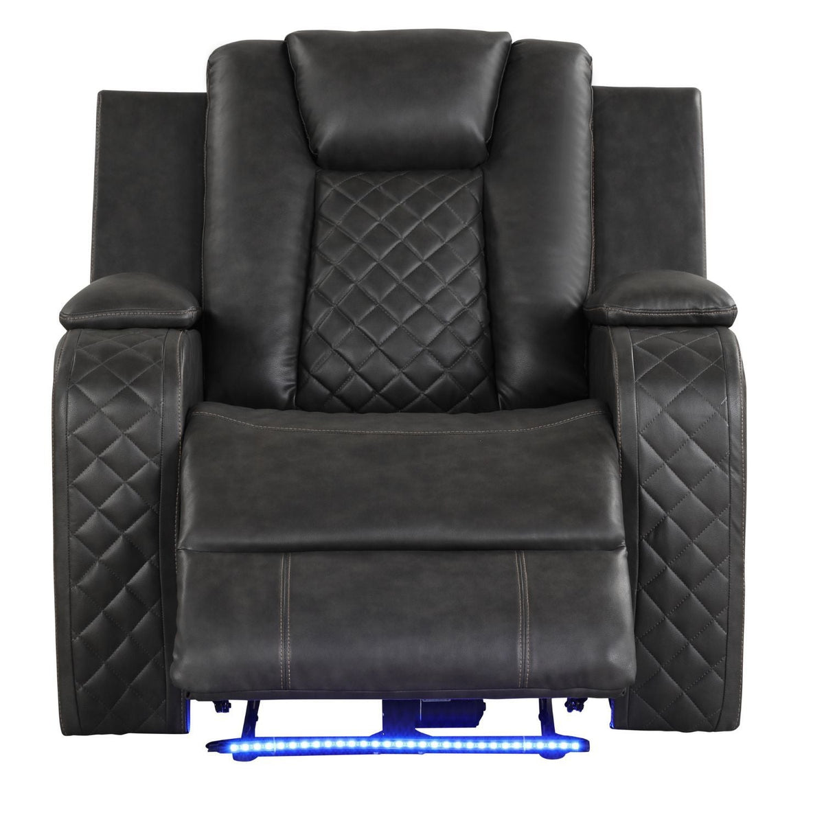 Benz Power Recliner Chair with LED Lighting & USB Charging