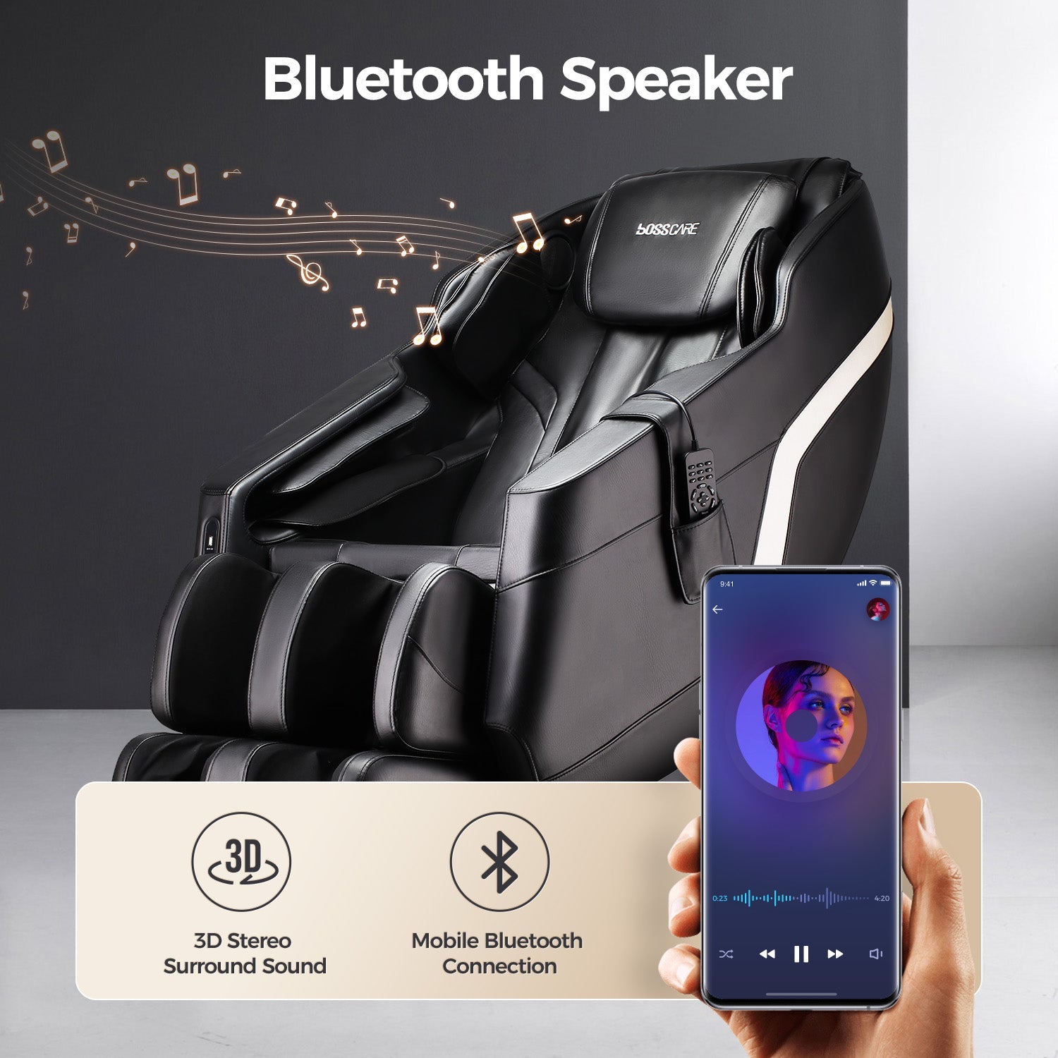 SL Track Massage Chair with Airbag Massage