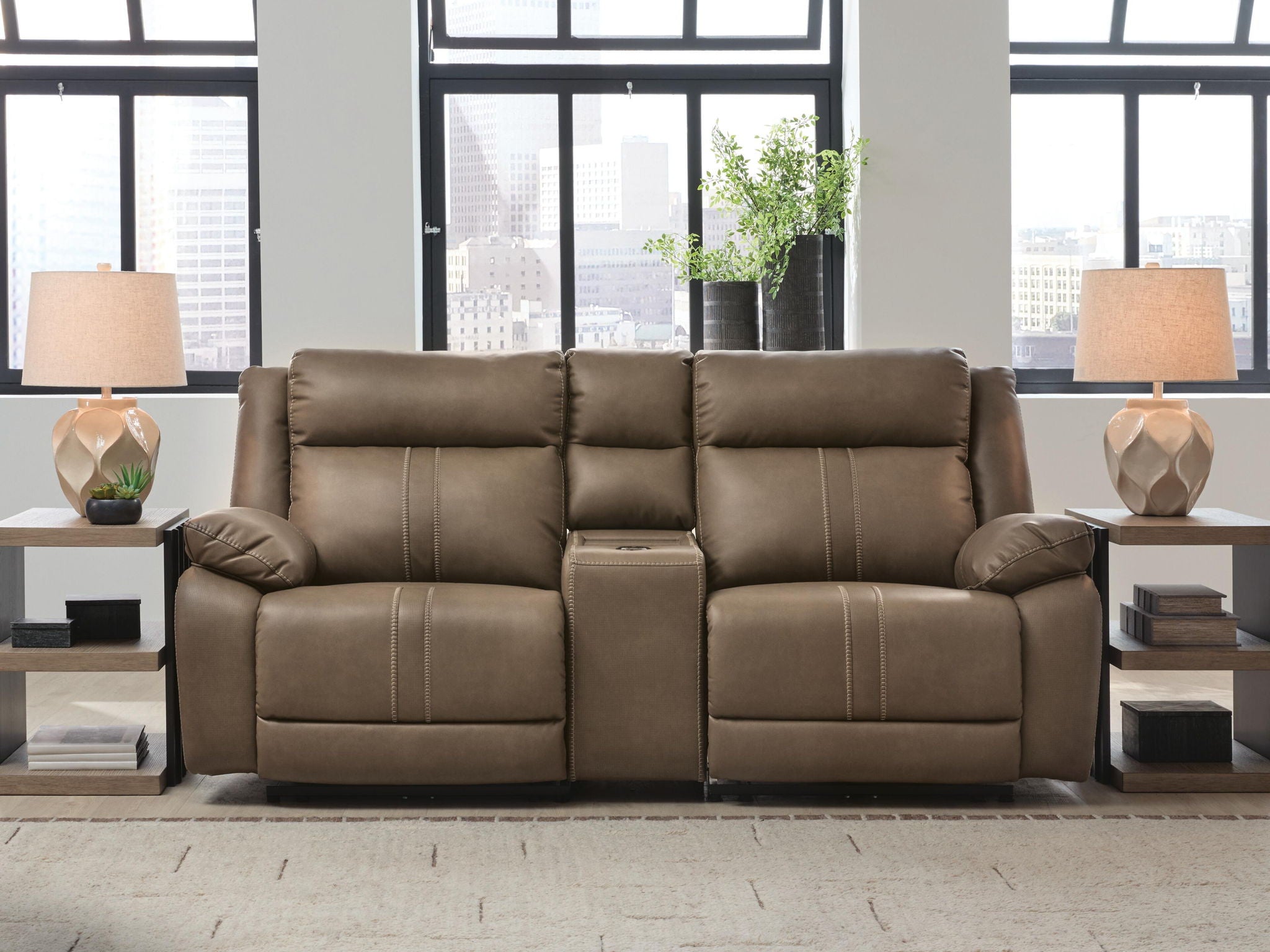 Max-Momentum Power Reclining Sectional – Biscotti