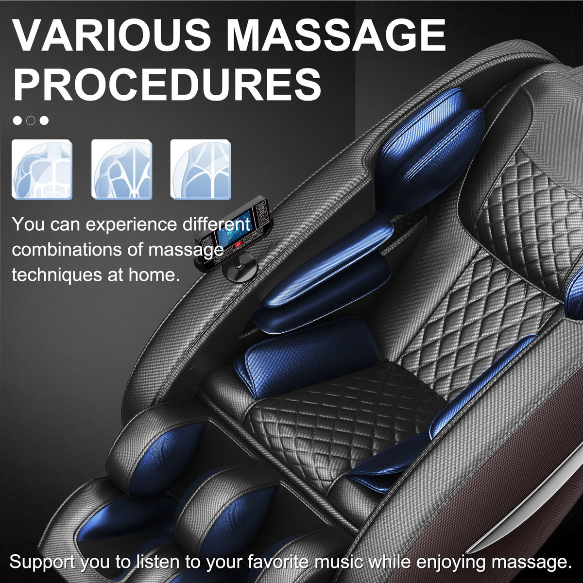 Zero Gravity Massage Chair Recliner with Air Pressure System