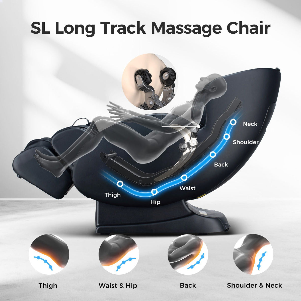 Bosscare 3D Zero Gravity Massage Chair with App Control