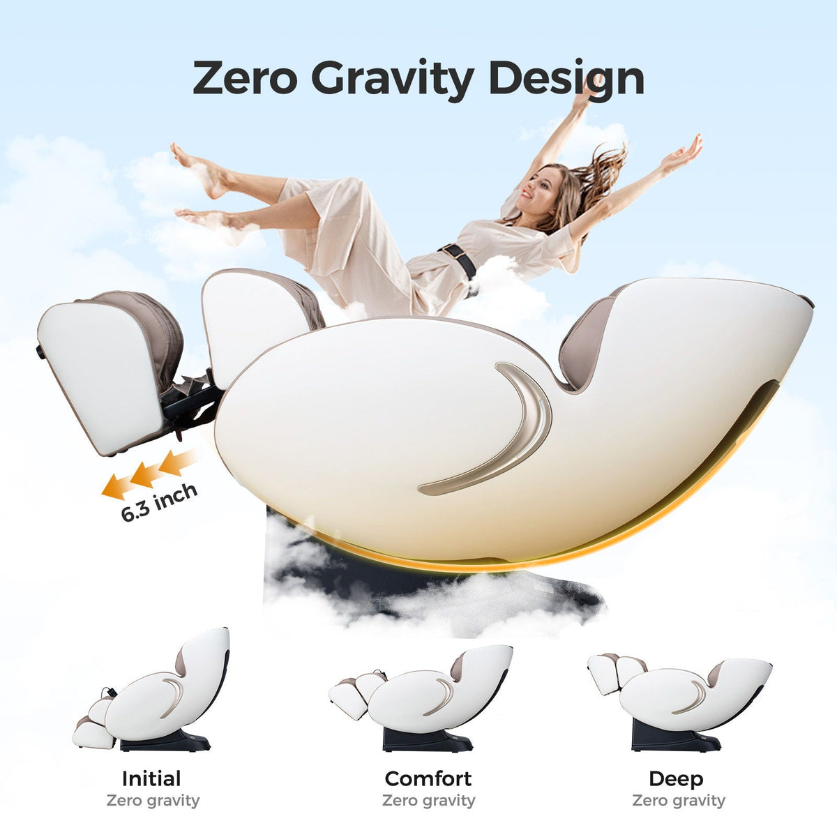 Bosscare 3D Zero Gravity Massage Chair with App Control