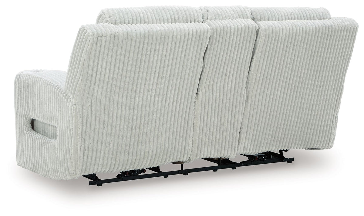 Forest Lake - Power Reclining Loveseat With Console / Adjustable Headrest