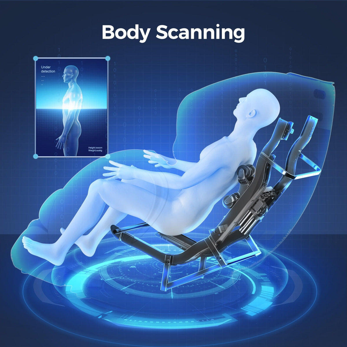Bosscare 3D Zero Gravity Massage Chair with App Control