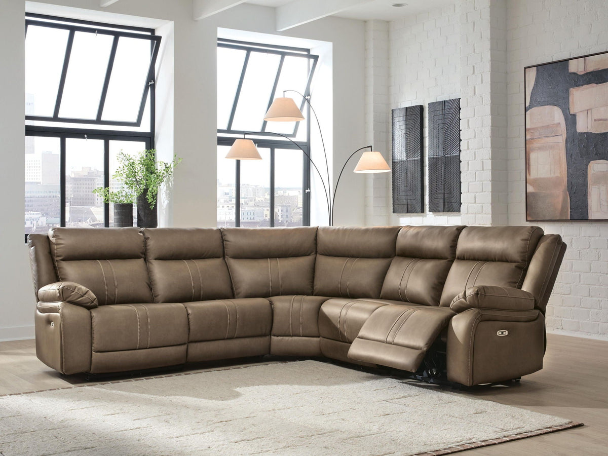 Max-Momentum Power Reclining Sectional – Biscotti