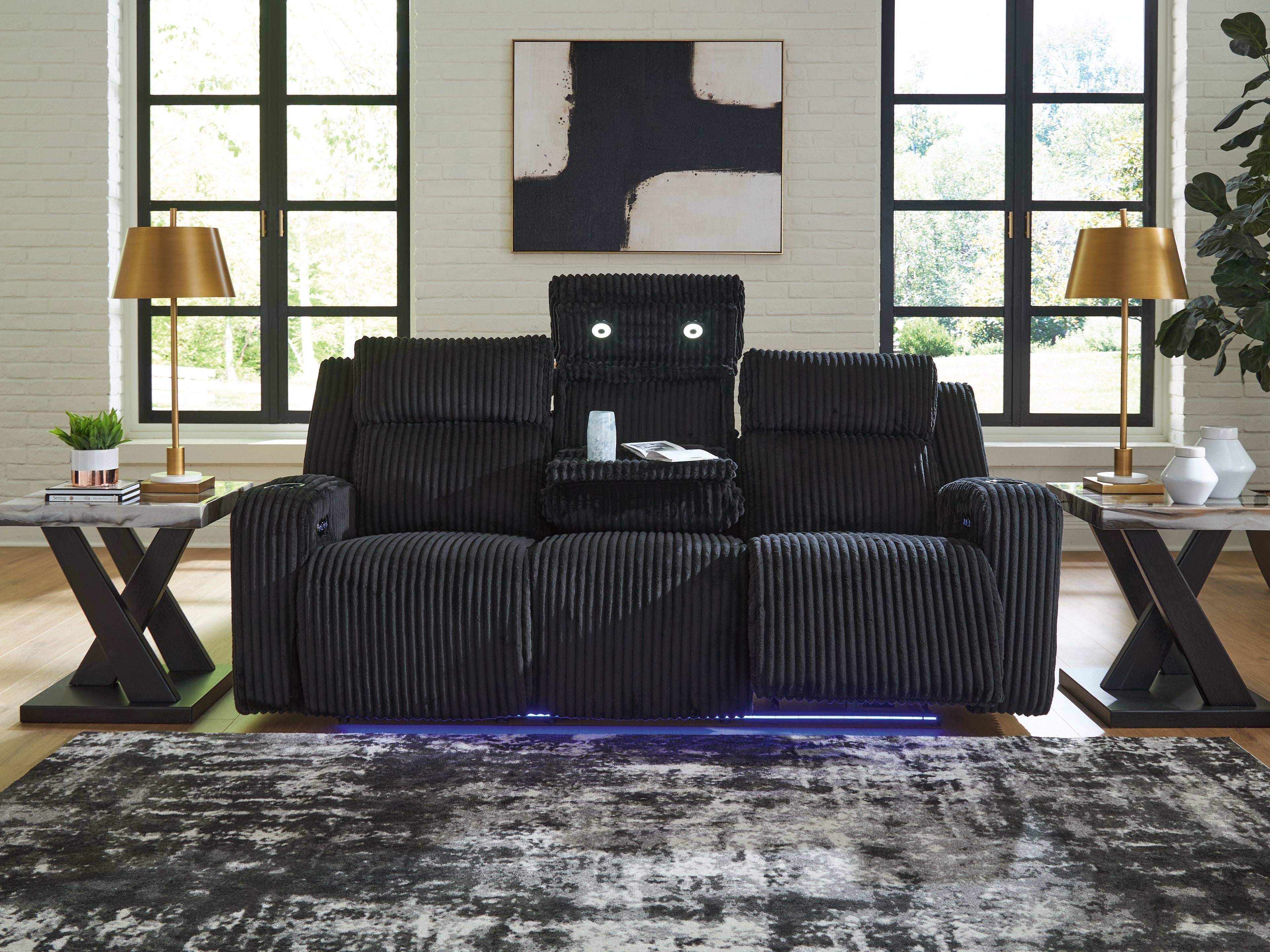 Forest Lake - Power Reclining Sofa With Adjustable Headrest