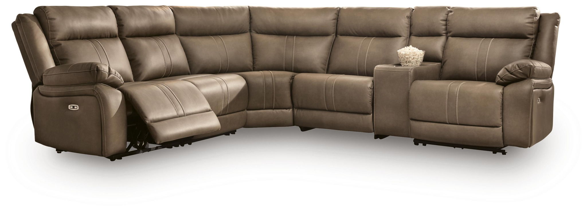 Max-Momentum Power Reclining Sectional – Biscotti