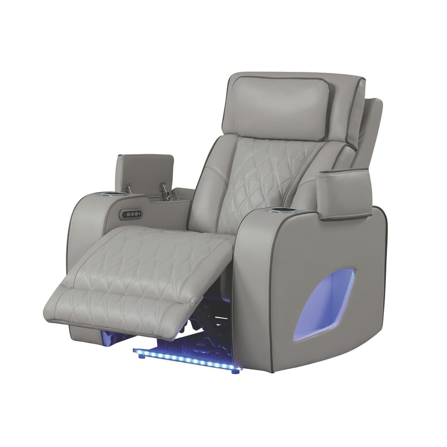 Fortuner Power Reclining Chair with Massage & LED Lighting