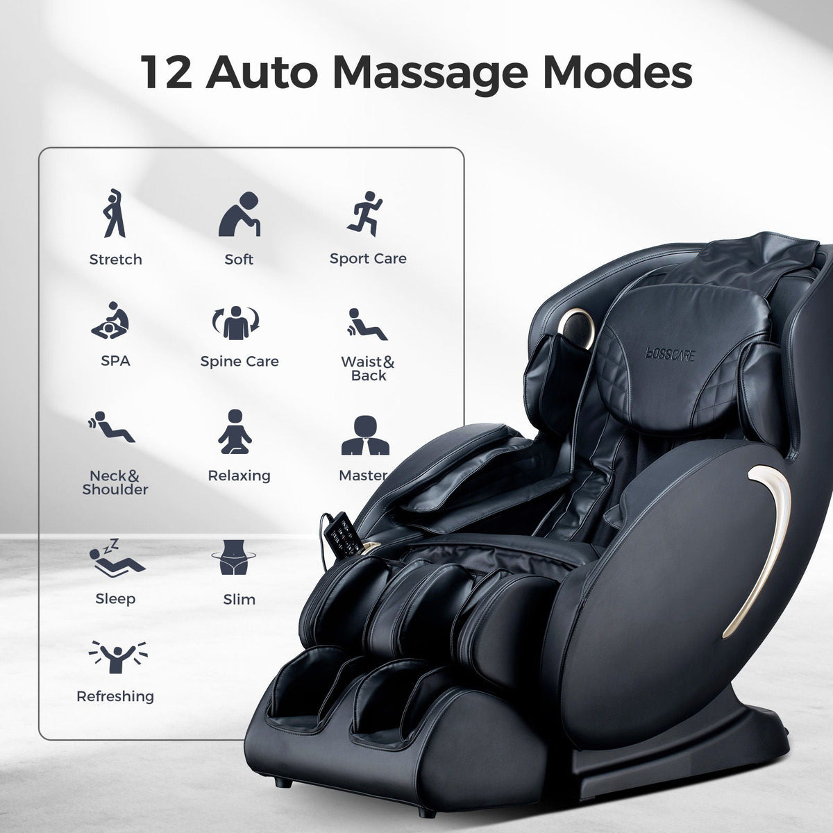 Bosscare 3D Zero Gravity Massage Chair with App Control
