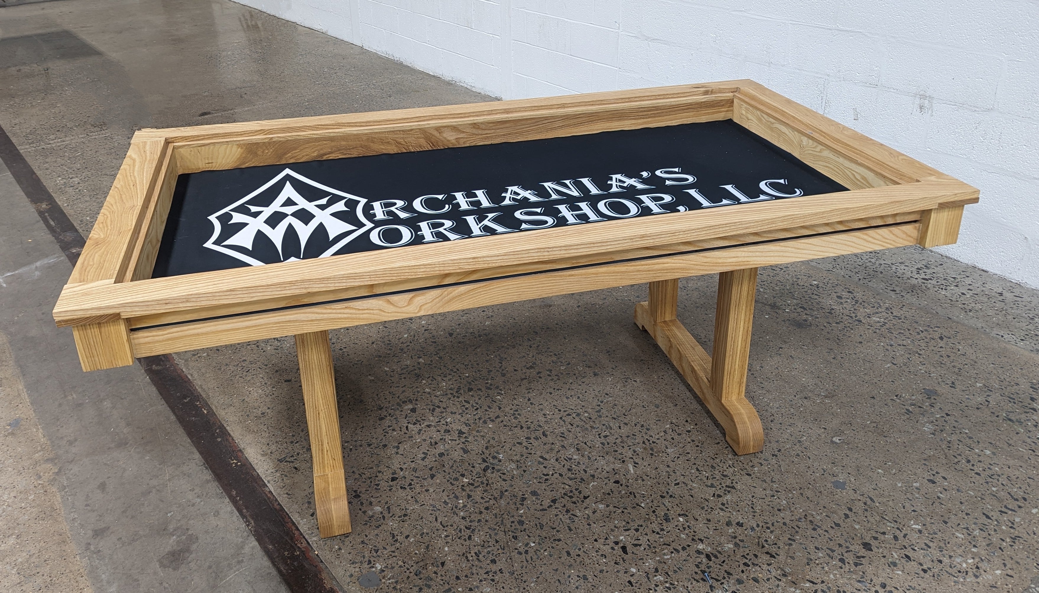 Solid Hardwood Gaming Table with 72" x 36" Play Area