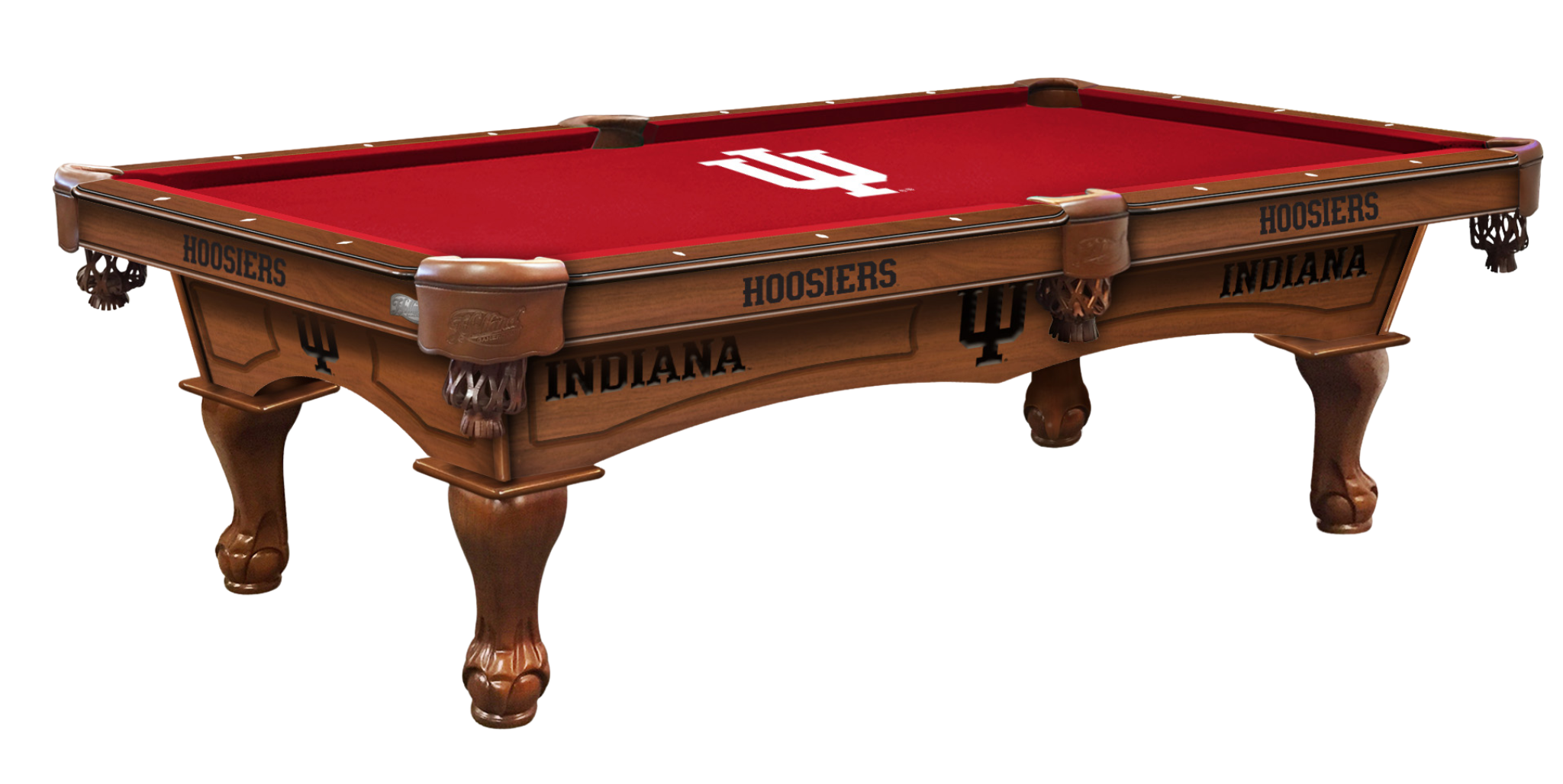 Holland Bar Stool 8' Licensed Billiard Table – Premium Hardwood with Team Logo