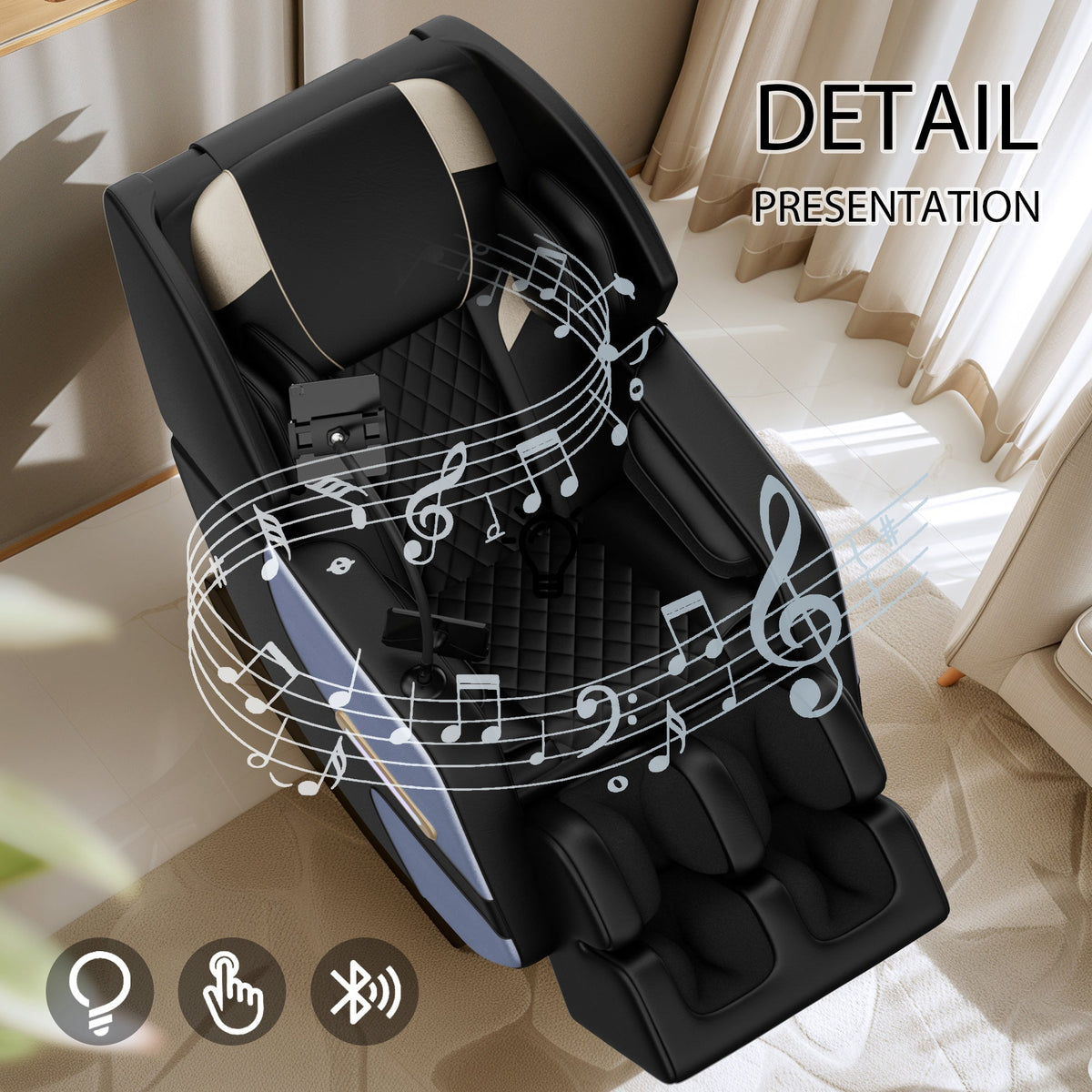 Zero Gravity Massage Chair Recliner with Full Body Air Pressure