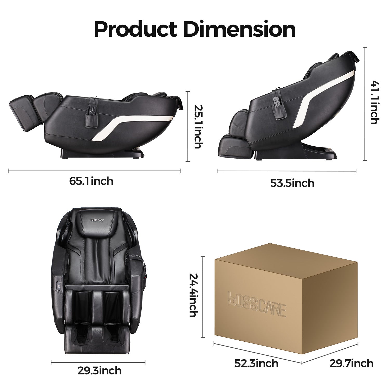 SL Track Massage Chair with Airbag Massage