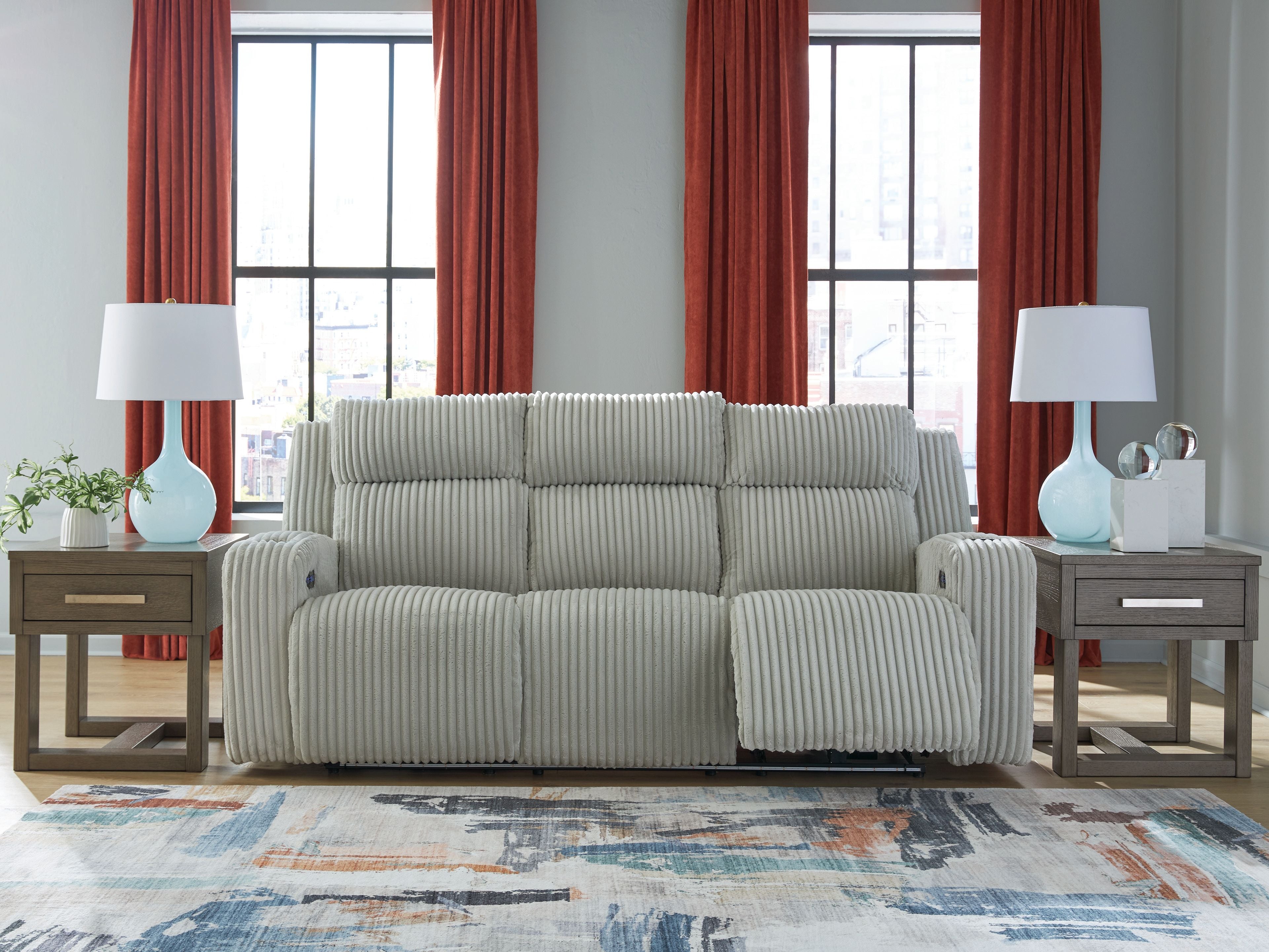 Forest Lake - Power Reclining Sofa With Adjustable Headrest