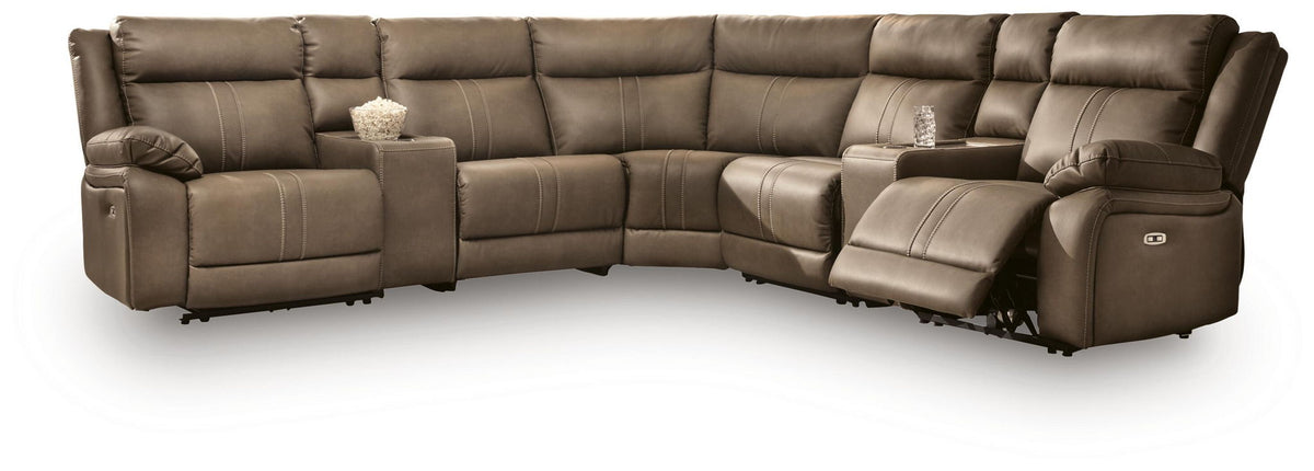 Max-Momentum Power Reclining Sectional – Biscotti